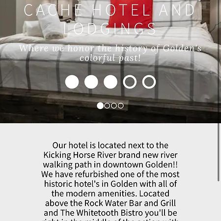 The Cache Hotel And Lodgings 골든 외부 사진